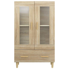 Highboard 70x31x115 cm Engineered Wood Sonoma oak