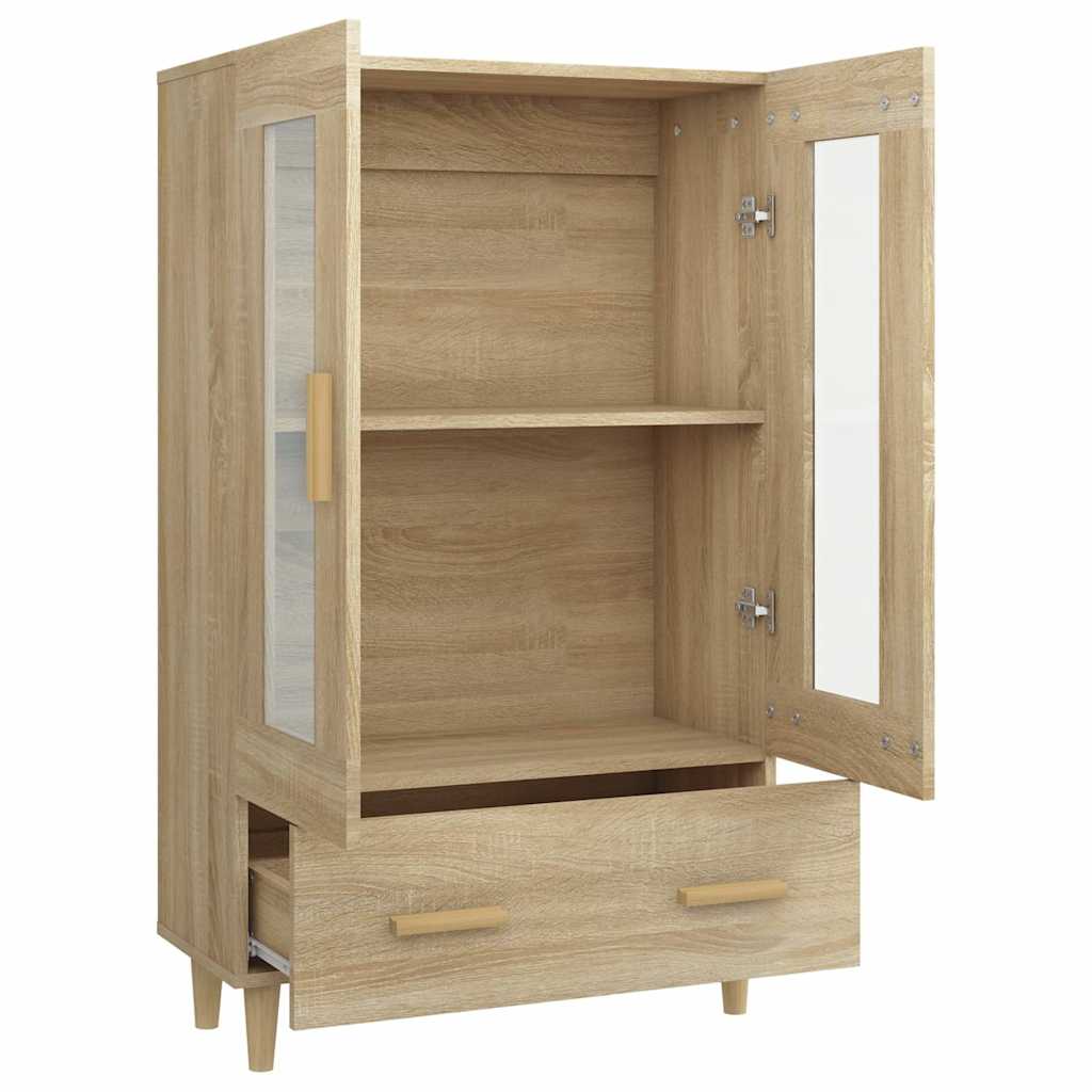 Highboard 70x31x115 cm Engineered Wood Sonoma oak
