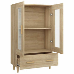 Highboard 70x31x115 cm Engineered Wood Sonoma oak
