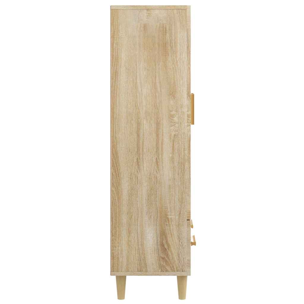Highboard 70x31x115 cm Engineered Wood Sonoma oak