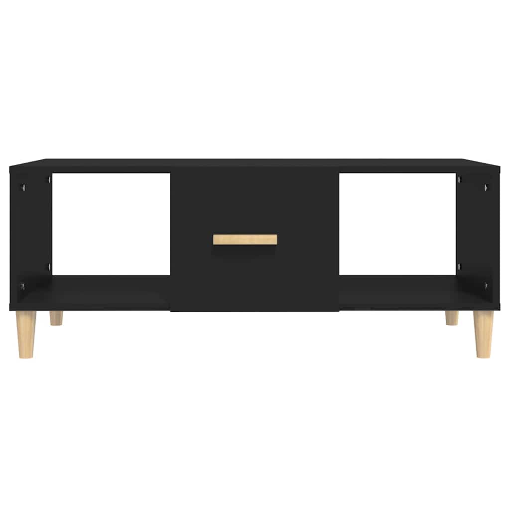 vidaXL Coffee Table Black 102x50x40 cm Engineered Wood 3