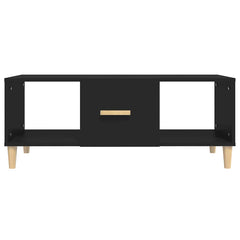 vidaXL Coffee Table Black 102x50x40 cm Engineered Wood 3