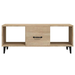 vidaXL Coffee Table | Sonoma Oak | Engineered Wood | 102x50x40 cm | Coffee Table 5