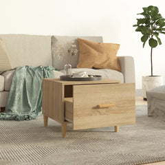 vidaXL Coffee Tables 2 pcs Sonoma Oak 50x50x40 cm Engineered Wood 3