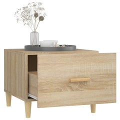 vidaXL Coffee Tables 2 pcs Sonoma Oak 50x50x40 cm Engineered Wood 5