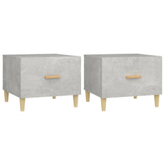 vidaXL Coffee Table | Set of 2 | Concrete grey 2