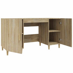 Desk 140x50x75 cm Engineered Wood Sonoma oak
