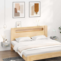 vidaXL Wall-mounted Bedside Cabinets 2 pcs Concrete Grey 35x35x20 cm 1