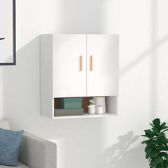 Wall Cabinet 60x31x70 cm Engineered Wood White