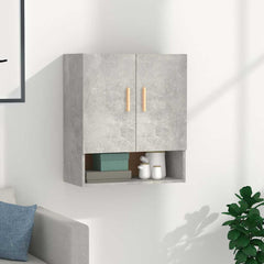 Wall Cabinet 60x31x70 cm Engineered Wood Concrete grey