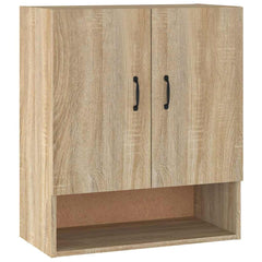 vidaXL Wall Cabinet Sonoma Oak 60x31x70 cm Engineered Wood 2