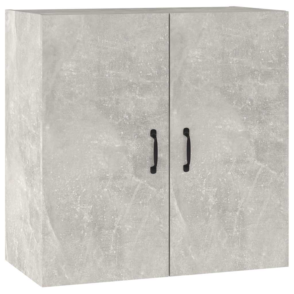 vidaXL Wall Cabinet Concrete Grey 60x31x60 cm Engineered Wood 2