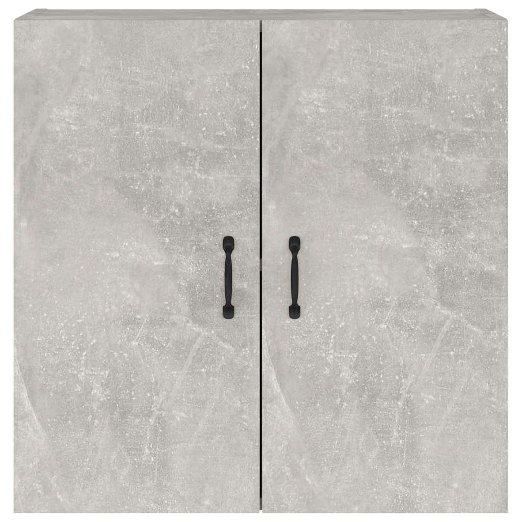 vidaXL Wall Cabinet Concrete Grey 60x31x60 cm Engineered Wood 5