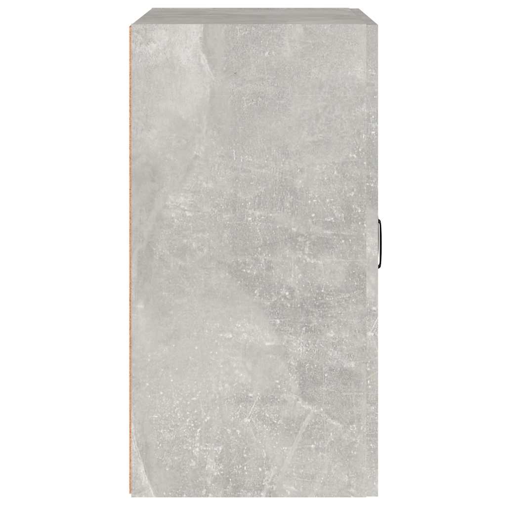 vidaXL Wall Cabinet Concrete Grey 60x31x60 cm Engineered Wood 6