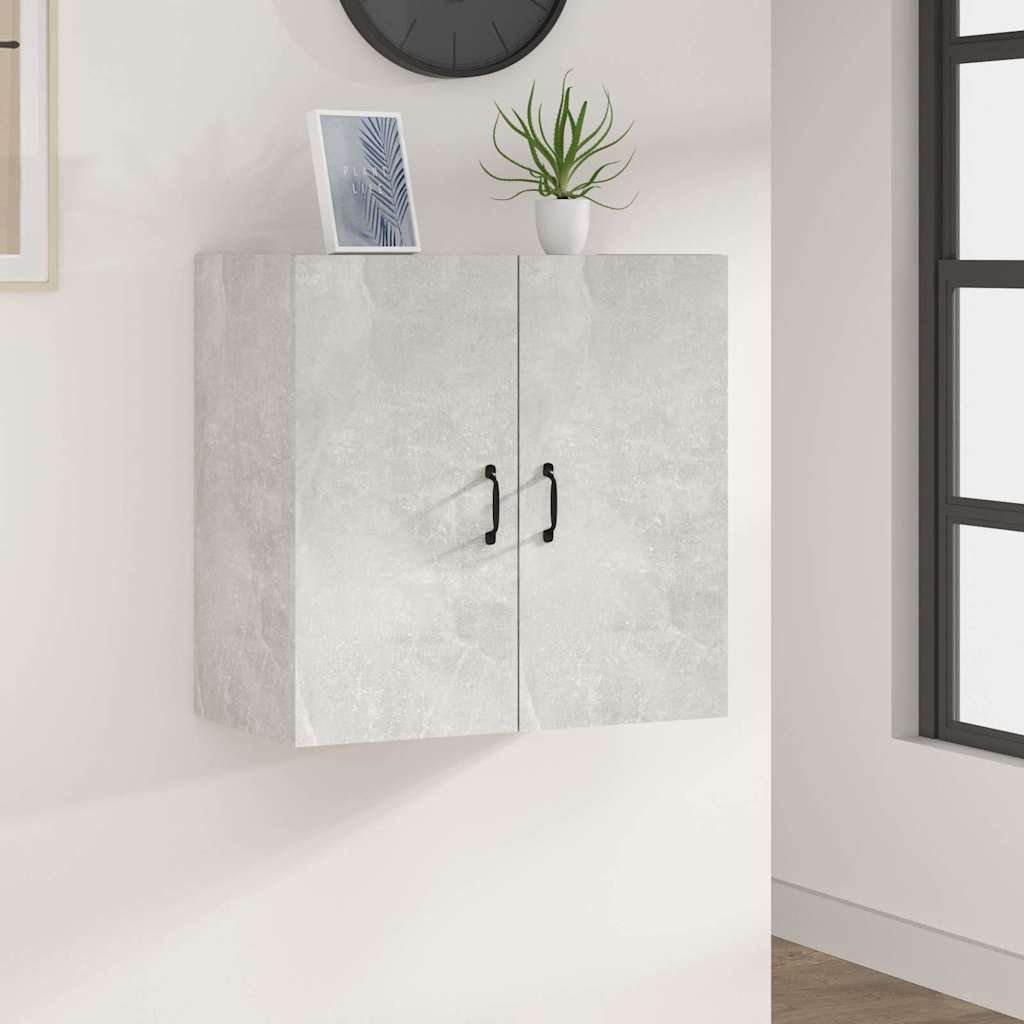 vidaXL Wall Cabinet Concrete Grey 60x31x60 cm Engineered Wood 1