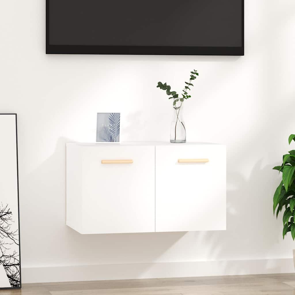 vidaXL Wall Cabinet White 60x36.5x35 cm Engineered Wood 1