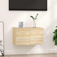 vidaXL Wall Cabinet Sonoma Oak 60x36.5x35 cm Engineered Wood 1