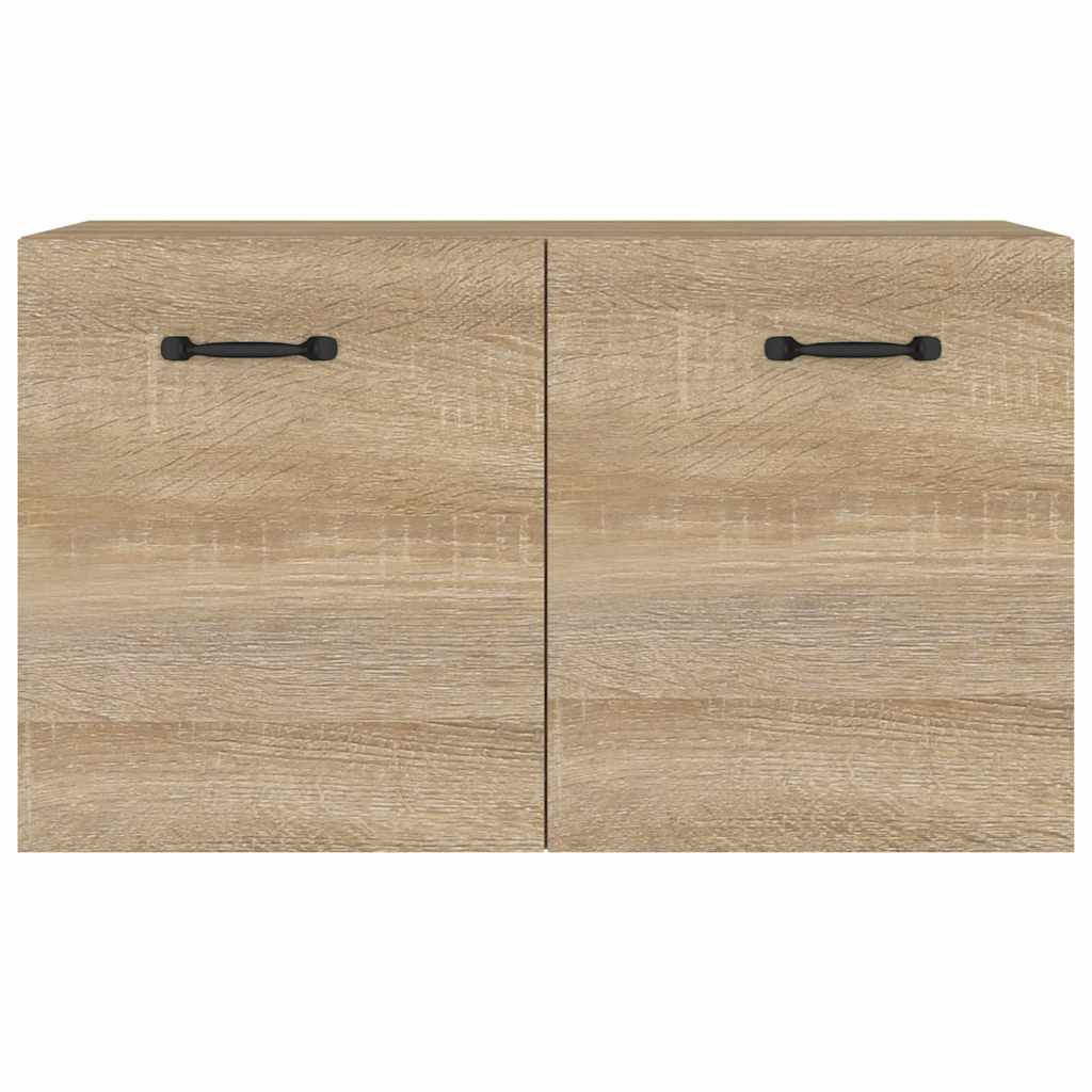 vidaXL Wall Cabinet Sonoma Oak 60x36.5x35 cm Engineered Wood 3