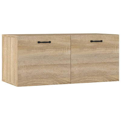 Wall Cabinet Sonoma Oak 80x36.5x35 cm Engineered Wood