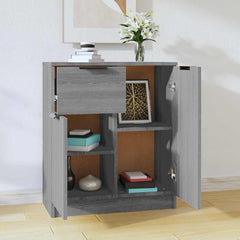 vidaXL Sideboard Grey Sonoma 60x30x70 cm Engineered Wood 3