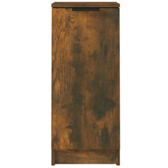 vidaXL Sideboards 2 pcs Smoked Oak 30x30x70 cm Engineered Wood 4