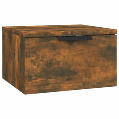 vidaXL Wall-mounted Bedside Cabinets 2 pcs Smoked Oak 34x30x20 cm 5