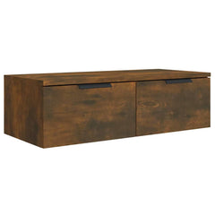 vidaXL Wall Cabinet Smoked Oak 68x30x20 cm Engineered Wood 2
