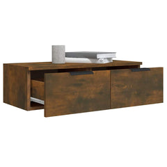 vidaXL Wall Cabinet Smoked Oak 68x30x20 cm Engineered Wood 5