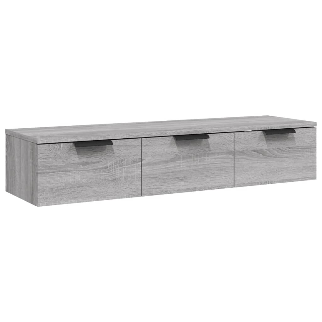 vidaXL Wall Cabinet Grey Sonoma 102x30x20 cm Engineered Wood 2