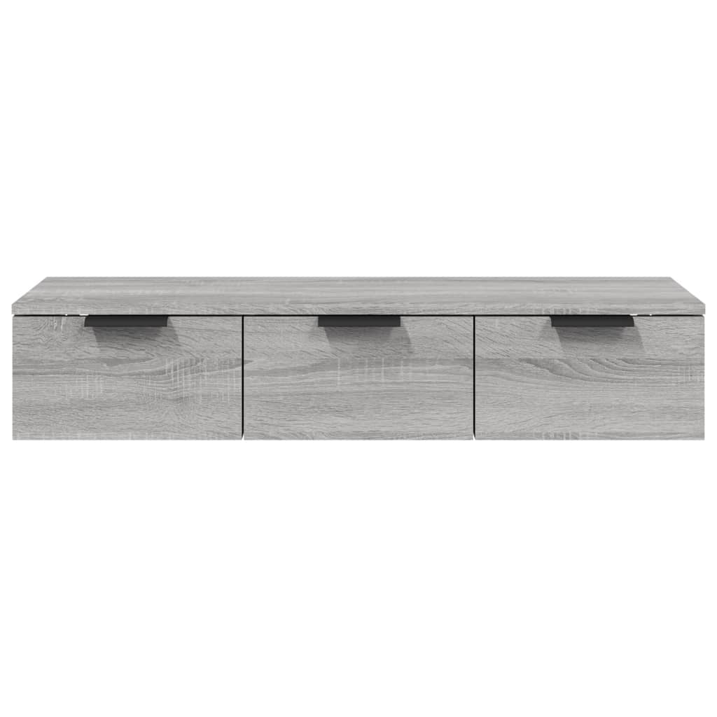 vidaXL Wall Cabinet Grey Sonoma 102x30x20 cm Engineered Wood 5
