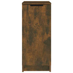 vidaXL Shoe Cabinet Smoked Oak 30x35x70 cm Engineered Wood 5