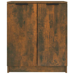 vidaXL Shoe Cabinet Smoked Oak 59x35x70 cm Engineered Wood 3