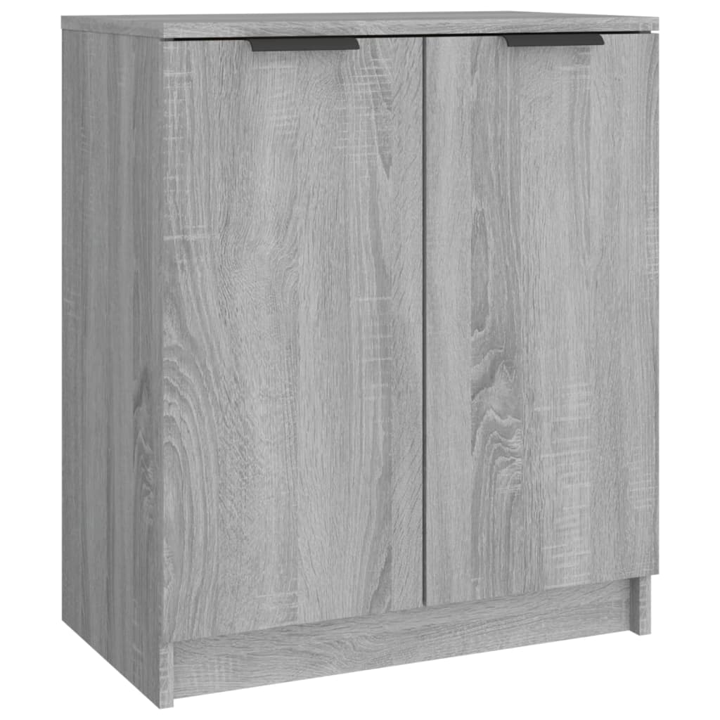 vidaXL Shoe Cabinet Grey Sonoma 59x35x70 cm Engineered Wood 2