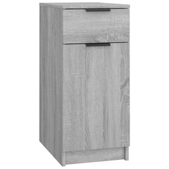 vidaXL Desk Cabinet Grey Sonoma 33.5x50x75 cm Engineered Wood 2