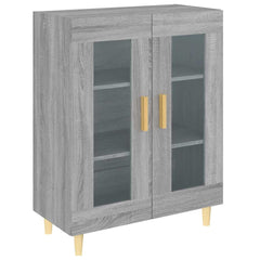 vidaXL Sideboard Grey Sonoma 69.5x34x90 cm Engineered Wood 2