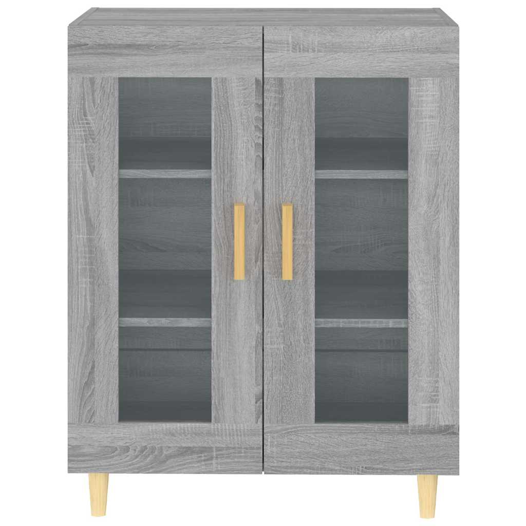 vidaXL Sideboard Grey Sonoma 69.5x34x90 cm Engineered Wood 5