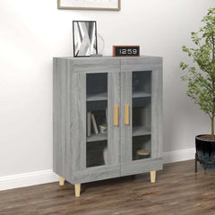 vidaXL Sideboard Grey Sonoma 69.5x34x90 cm Engineered Wood 1