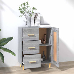 vidaXL Sideboard Grey Sonoma 69.5x34x90 cm Engineered Wood 3