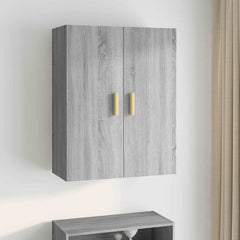 vidaXL Hanging Wall Cabinet Grey Sonoma 69,5x34x90 cm 1