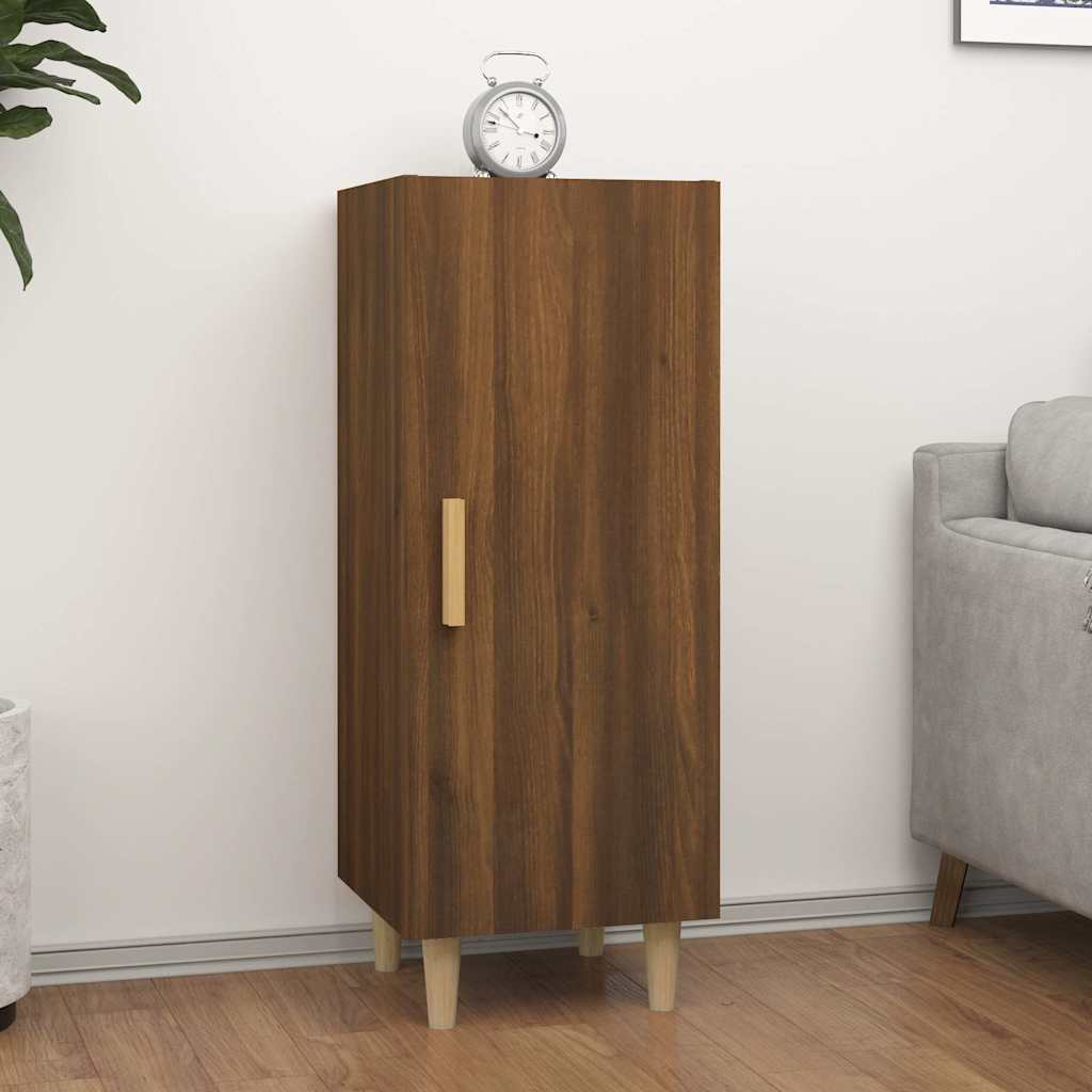 Sideboard 34,5x34x90 cm Engineered Wood Brown oak
