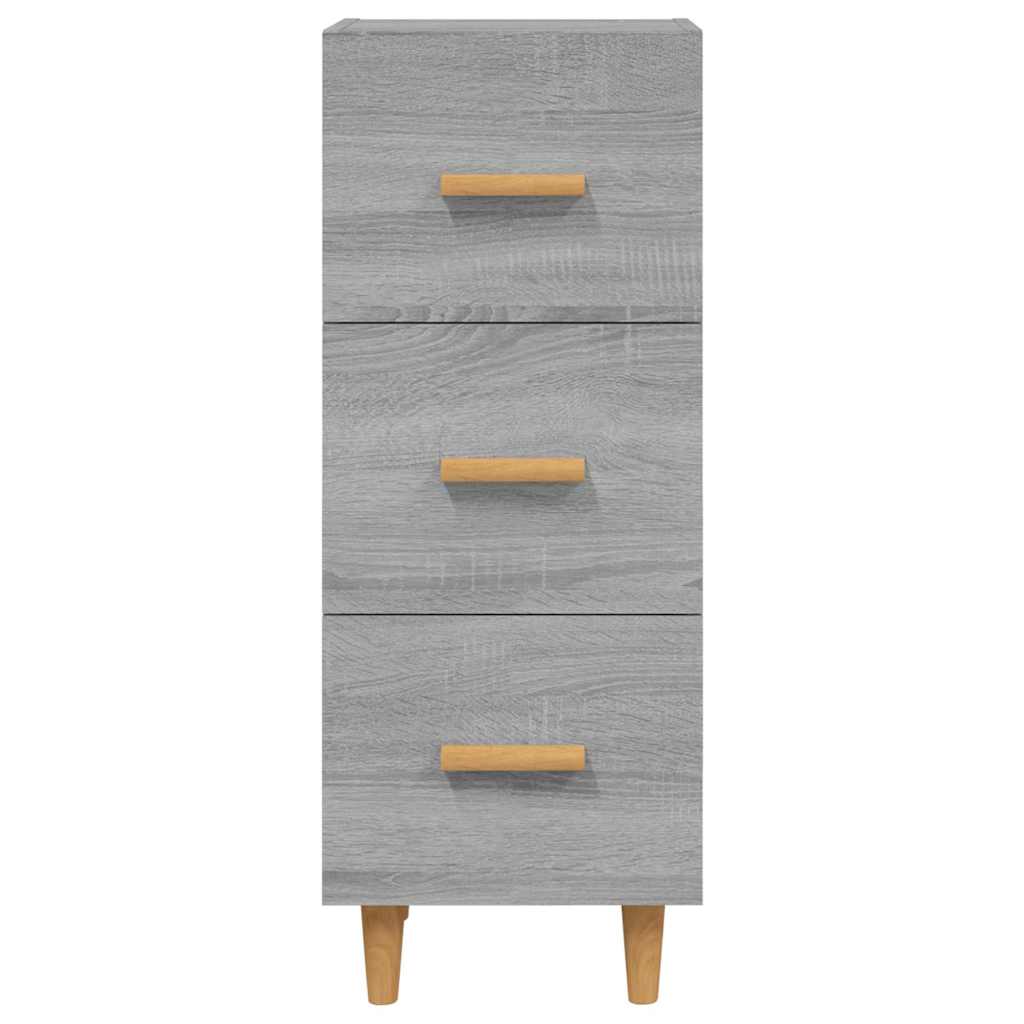 vidaXL Sideboard Grey Sonoma 34.5x34x90 cm Engineered Wood 5