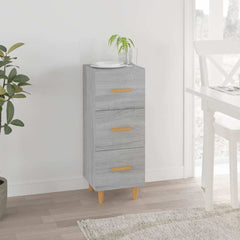 vidaXL Sideboard Grey Sonoma 34.5x34x90 cm Engineered Wood 1