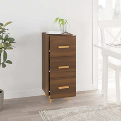 vidaXL Sideboard Brown Oak 34.5x34x90 cm Engineered Wood 3