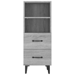 vidaXL Sideboard Grey Sonoma 34.5x34x90 cm Engineered Wood 6