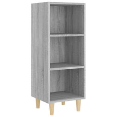 vidaXL Sideboard Grey Sonoma 34.5x32.5x90 cm Engineered Wood 2
