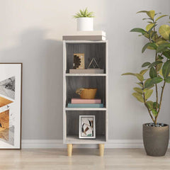 vidaXL Sideboard Grey Sonoma 34.5x32.5x90 cm Engineered Wood 3