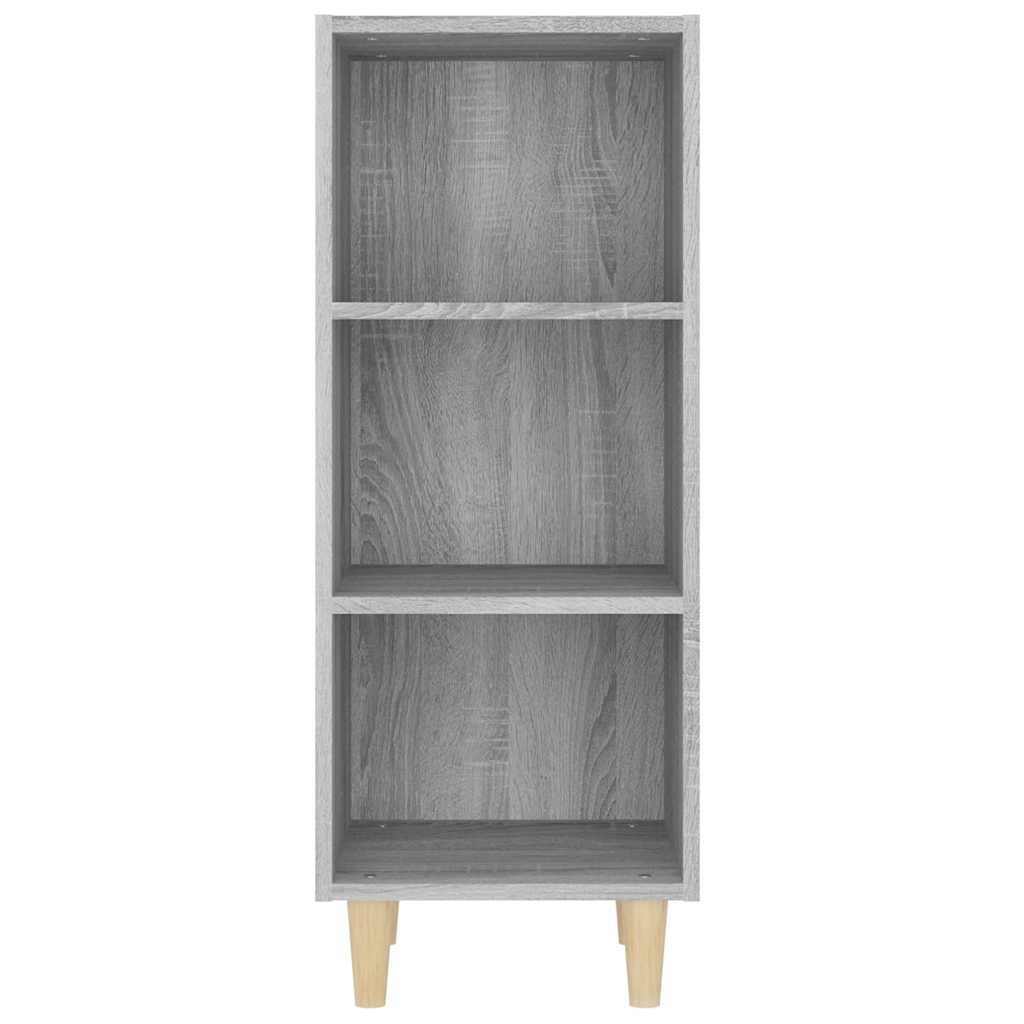 vidaXL Sideboard Grey Sonoma 34.5x32.5x90 cm Engineered Wood 5
