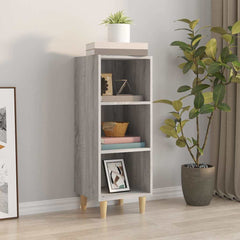 vidaXL Sideboard Grey Sonoma 34.5x32.5x90 cm Engineered Wood 1