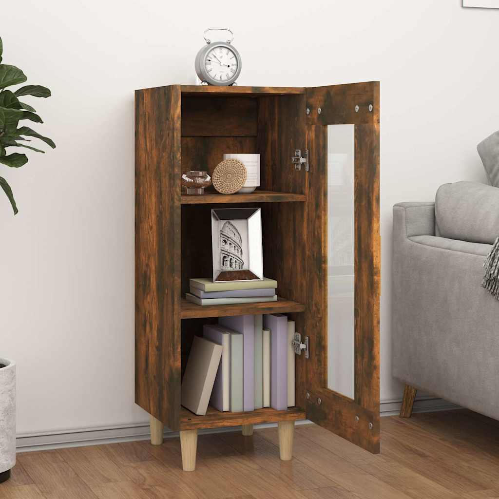 Sideboard 34,5x34x90 cm Engineered Wood Smoked oak