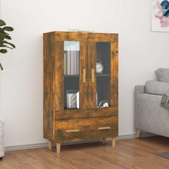 Highboard 70x31x115 cm Engineered Wood Smoked oak